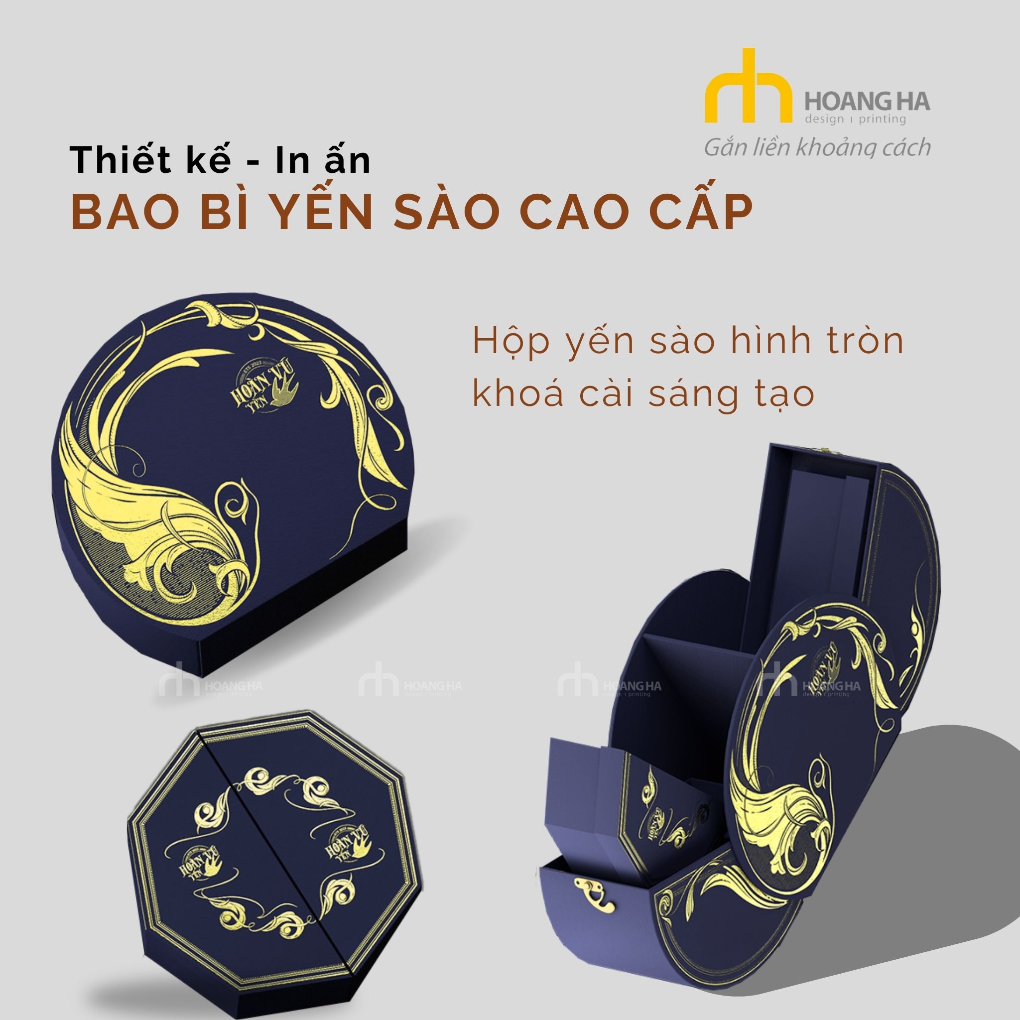 thiết kế - in ấn hộp yến sào cao cấp